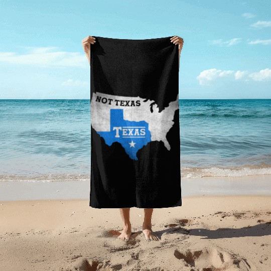 Big Texas Design for proud Texans Beach Towels
