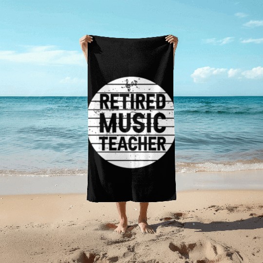 Music Teacher Beach Towels