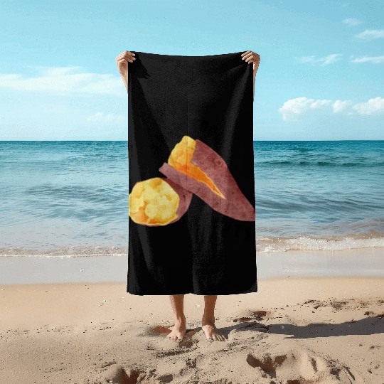 Sweet Potato - The Roots Series Beach Towels