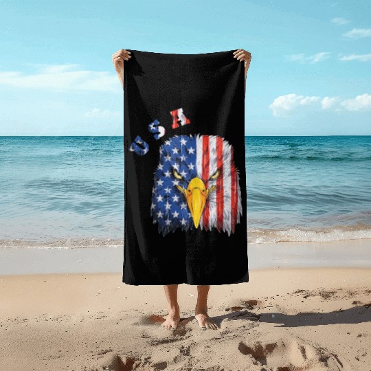 USA - Bald Eagle Beach Towels