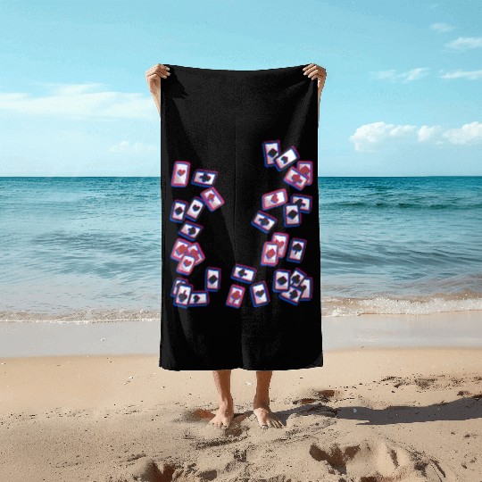 Playing card card game board game Beach Towels