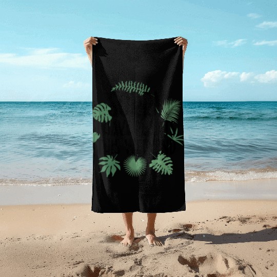 Funny Plant Gardener Sorry I Have Plants Lover Beach Towels