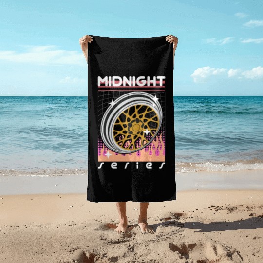 Midnight series Beach Towels