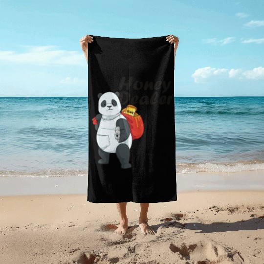 Honey Dealer Farmer Beekeeper Bees Panda Beach Towels
