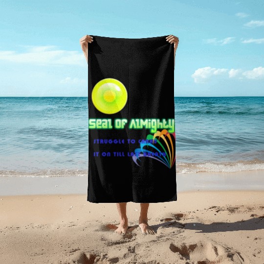 SEAL OF ALMIGHTY Beach Towels