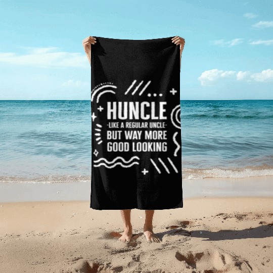 Uncle Beach Towels Beach Towels, Huncle Definition Funny Beach Towels,