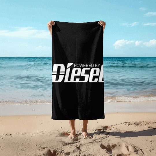 Powered By Diesel Beach Towels