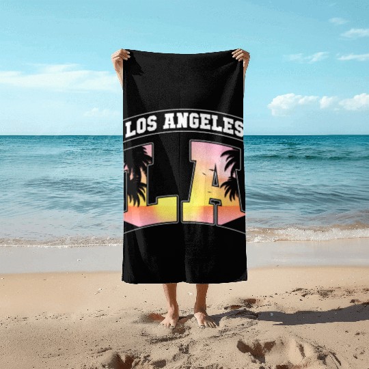 Los Angeles LA California Gift Beach Towels