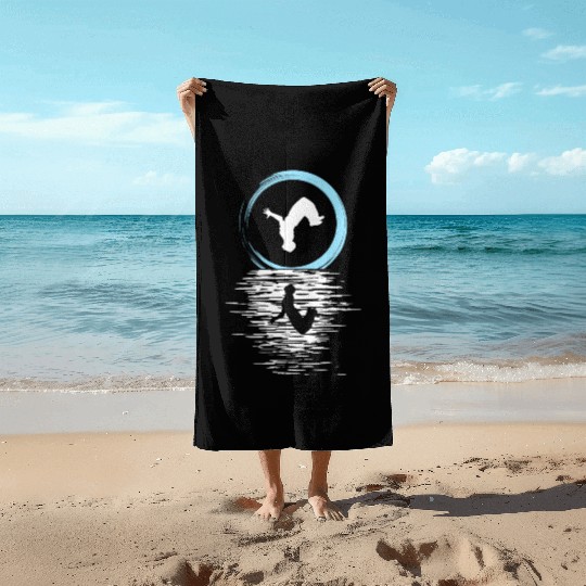 Parkour, Freerunning, Street Workout Acrobatic Beach Towels