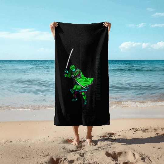 THE SAMURAI PRIDE Beach Towels