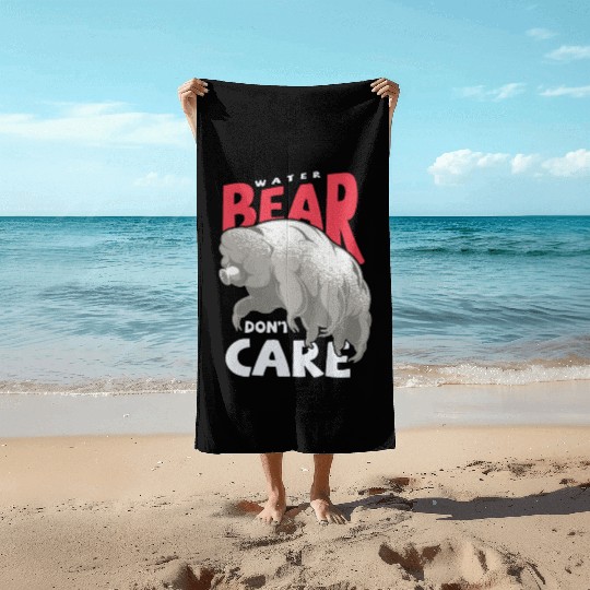 Moss Piglet Science Biology Tardigrade Lover Beach Towels