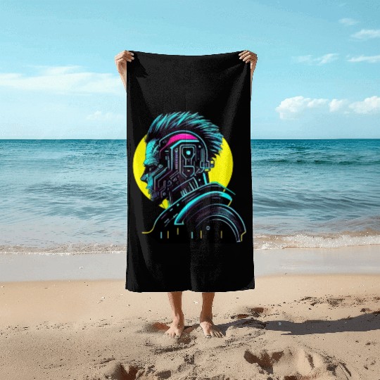 Sci-fi character Beach Towels