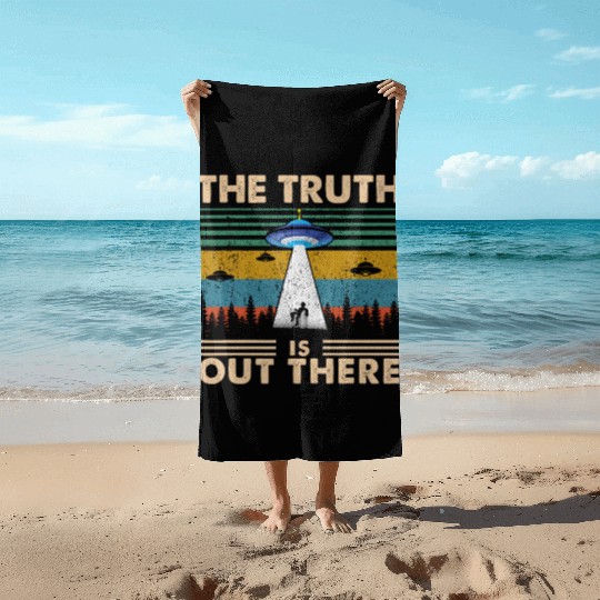 The Truth Is Out There Storm Raid Area 51 Alien Beach Towels