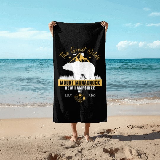 Mount Monadnock New Hampshire Beach Towels
