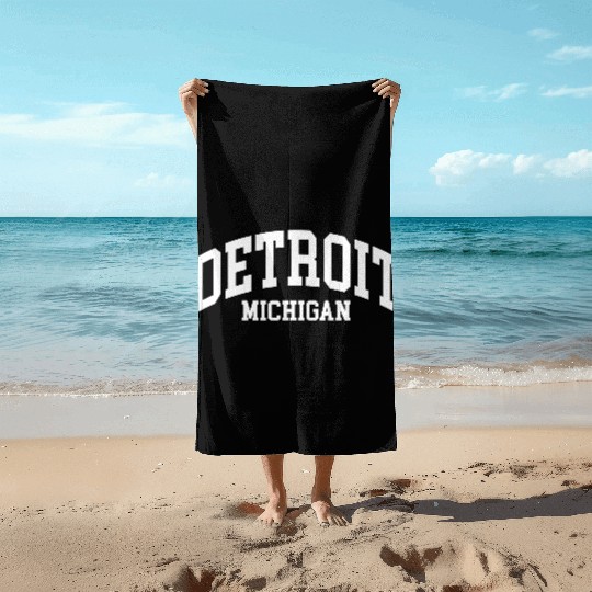 Detroit Beach Towels