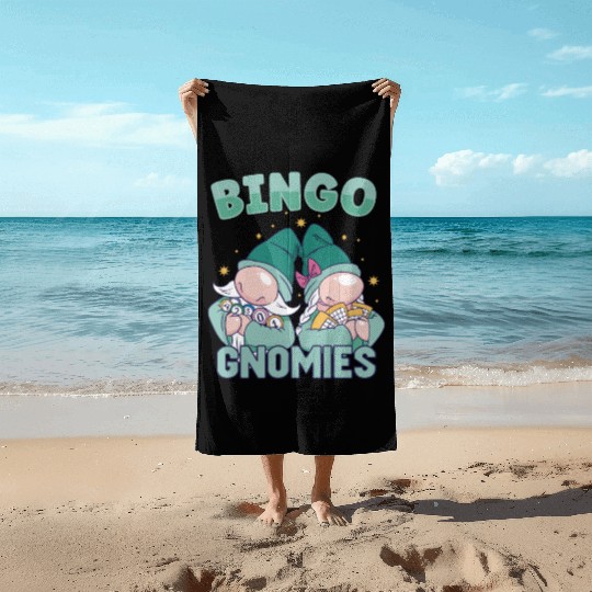 Bingo Card Game Grandma Bingo Player Bingo Cards Beach Towels