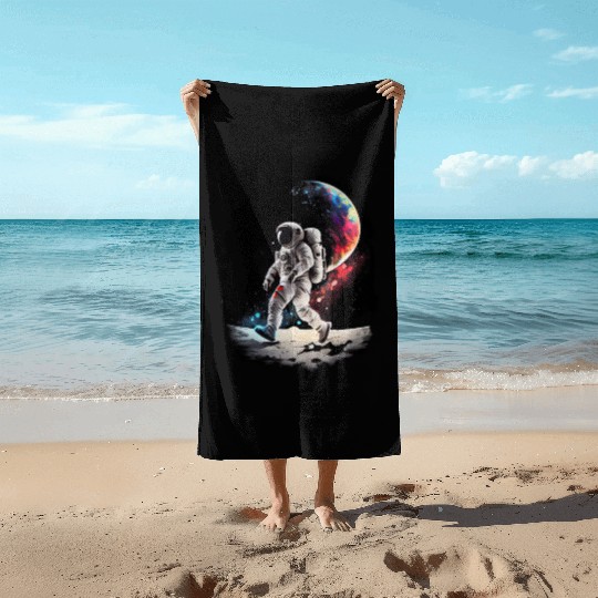Astronaut Cosmonaut Sci-Fi character Beach Towels