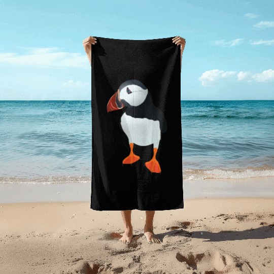 Puffin Beach Towels, Puffin, Puffin Lover,