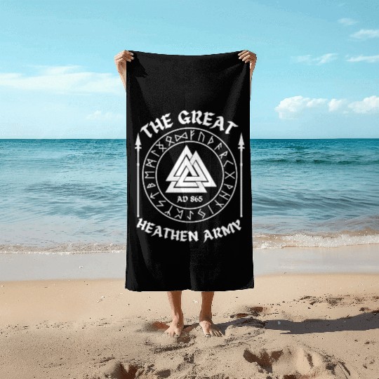 THE GREAT HEATHEN ARMY AD865-ENGLAND Beach Towels
