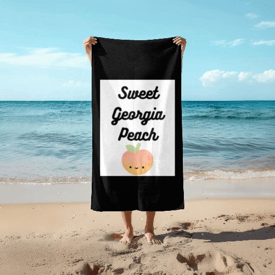 Sweet Georgia Peach Beach Towels