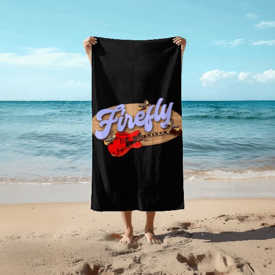 Firefly Guitars Beach Towels