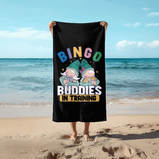 Bingo Card Game Grandma Bingo Player Bingo Cards Beach Towels