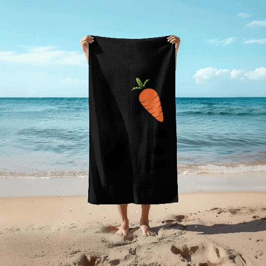 Carrot Love-Vegetable Love Beach Towels