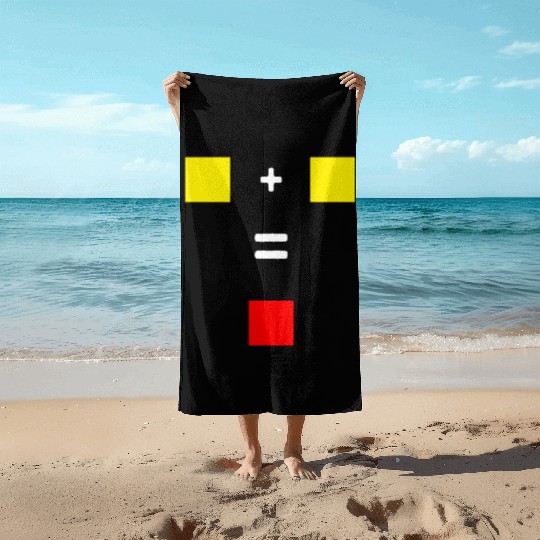 Soccer Yellow Red Card Referee Beach Towels