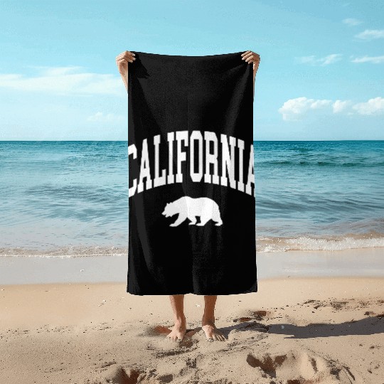 California Bear Beach Towels