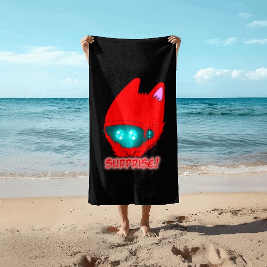Surprise Sticker! :D Beach Towels