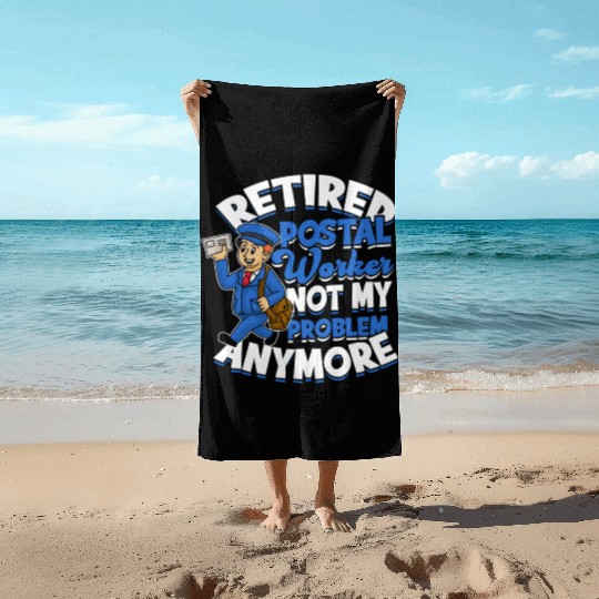 Mail Men Mail Carrier Postal Worker Postman Beach Towels