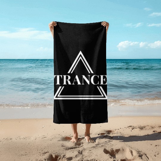 Trance Techno Party EDM Festival Goa Electro Rave Beach Towels