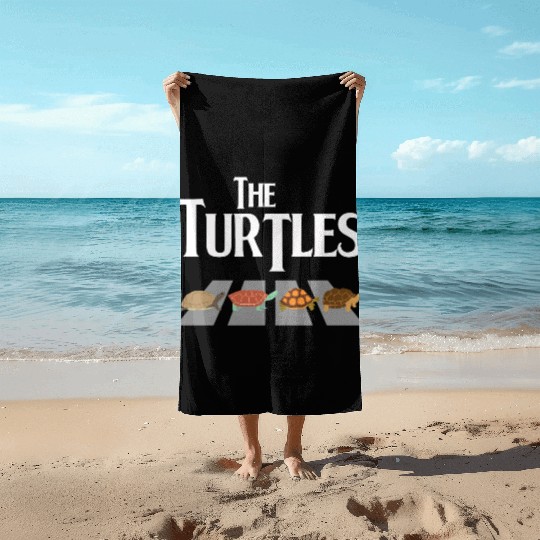 The Turtles Funny Turtle Tortoise Reptile Lover Beach Towels