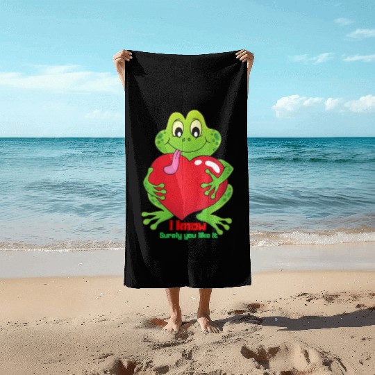 soulmate my bestie Beach Towels
