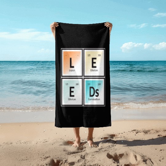 Leeds | Periodic Table of Elements Beach Towels