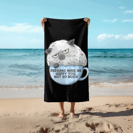 Persian Cat Persians Make Me happy! You Not Much Beach Towels
