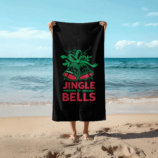 Jingle Bells Beach Towels
