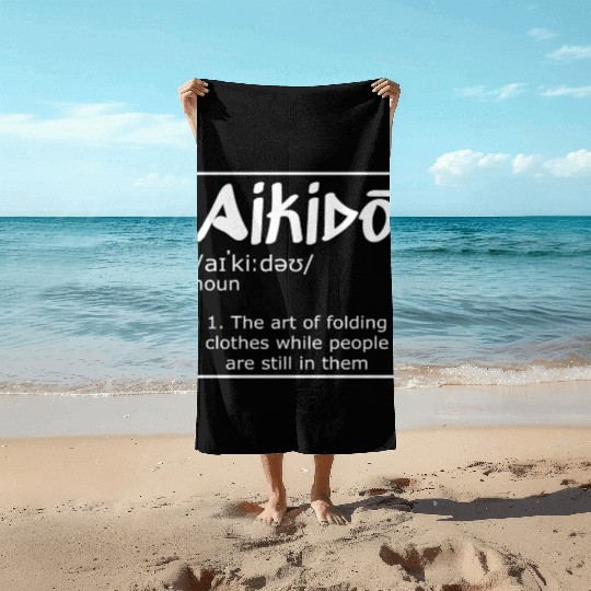 Aikido Japan Taekwondo Karate Martial Arts Aikido Beach Towels