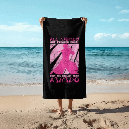 Aikido Women Japan Taekwondo Karate Martial Arts Beach Towels