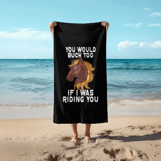 Cowboy Barn Bull Rider Rodeo Country Western Movie Beach Towels