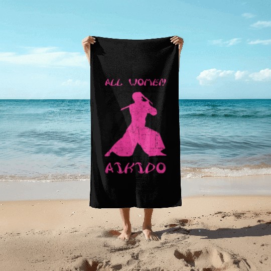 Aikido Women Japan Taekwondo Karate Martial Arts Beach Towels