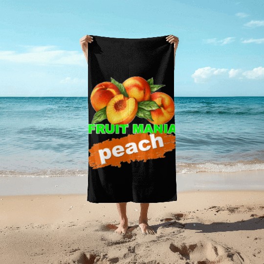FRUIT MANIA PEACH Beach Towels
