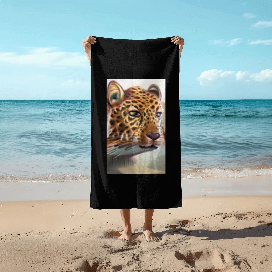 Jaguar Beach Towels