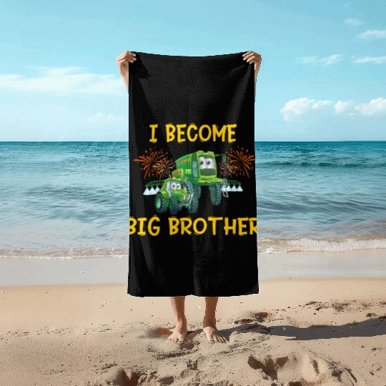 Big brother farmer tractor 2023 Beach Towels