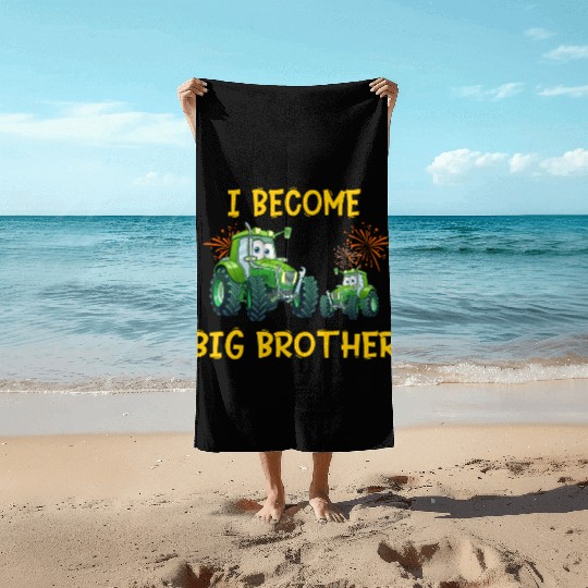 Big brother farmer tractor 2023 Beach Towels