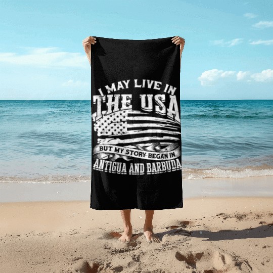 US Immigrant Indigenous USA Immigrants america Beach Towels