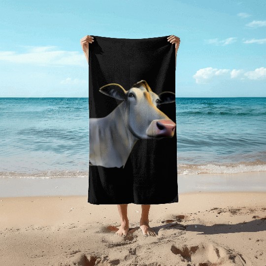 Cow Funny Military Beach Towels