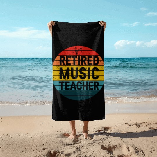 Music Teacher Beach Towels