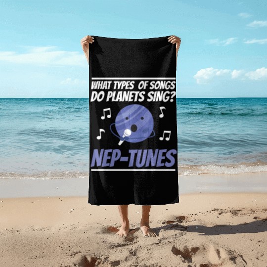 Music Teacher Funny Beach Towels