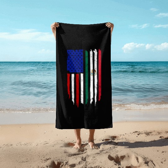 US Immigrant Indigenous USA Immigrants america Beach Towels